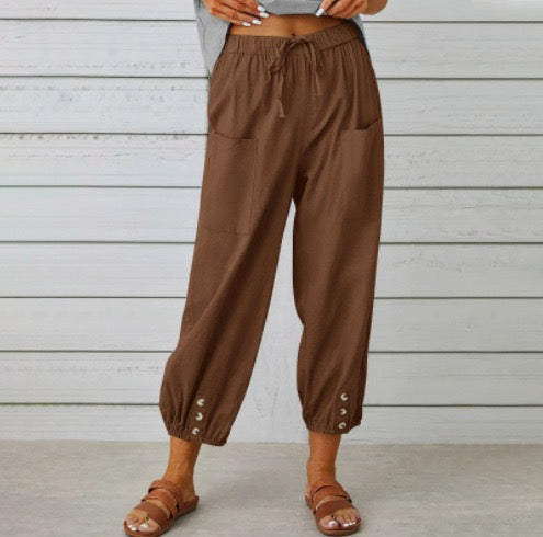 Elara™ | Relaxed Linen Comfort Pants