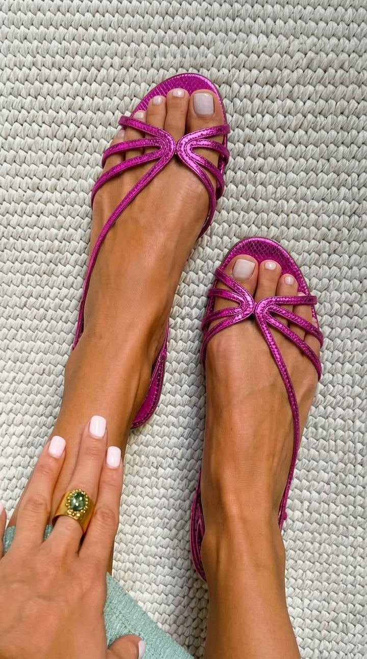 Isla™ | Golden Elegance Sandals