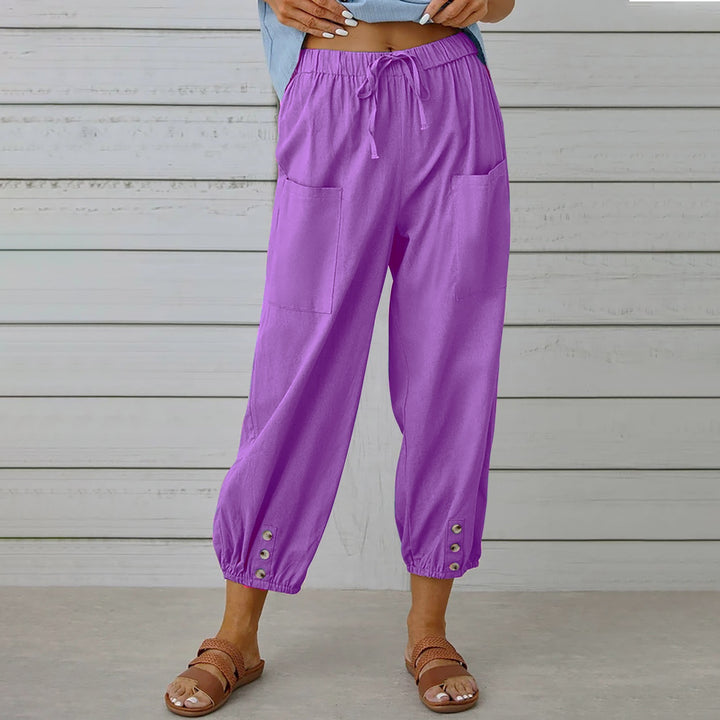 Elara™ | Relaxed Linen Comfort Pants