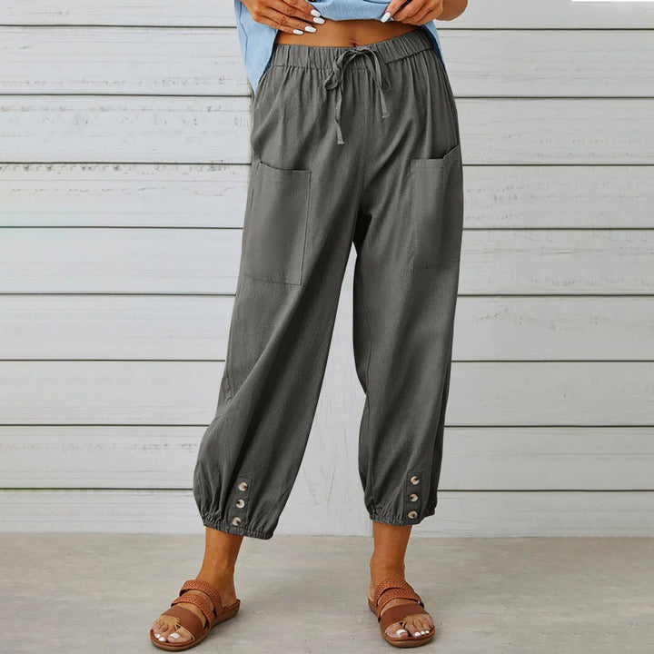Elara™ | Relaxed Linen Comfort Pants