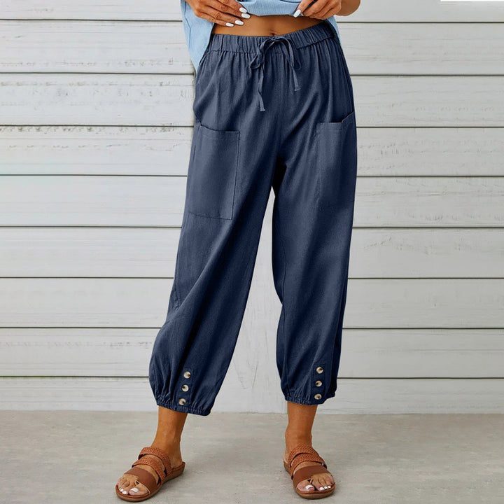 Elara™ | Relaxed Linen Comfort Pants