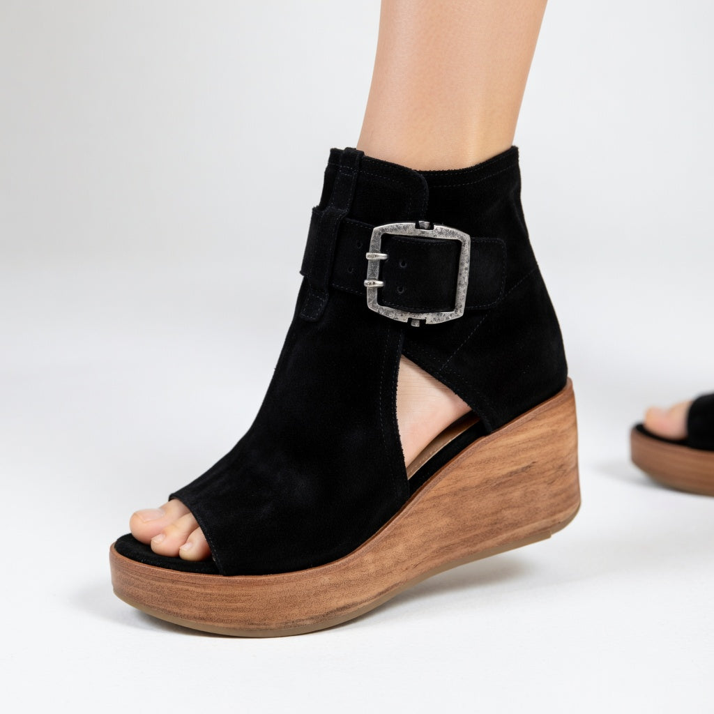 Lunessa | Stylish Open Wedge Heels