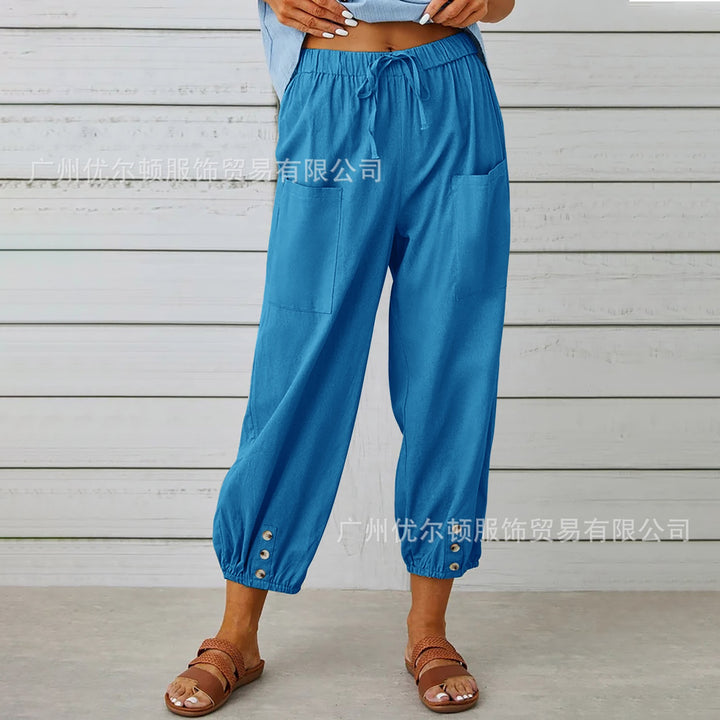 Elara™ | Relaxed Linen Comfort Pants