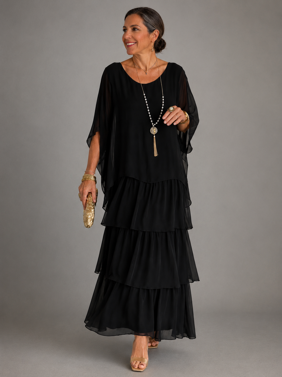 Annalise™ | Elegant Flowing Maxi Dress