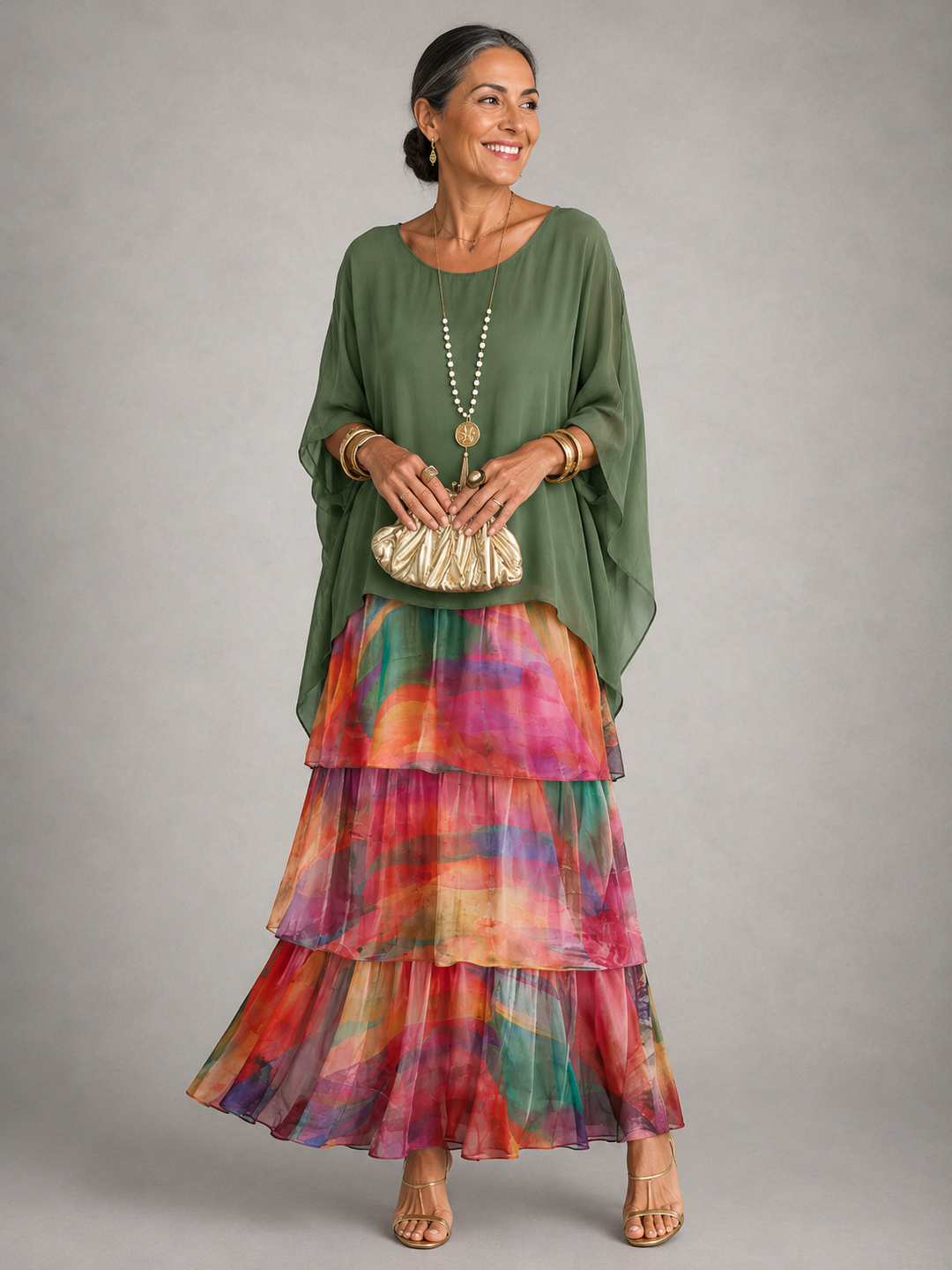 Annalise™ | Elegant Flowing Maxi Dress