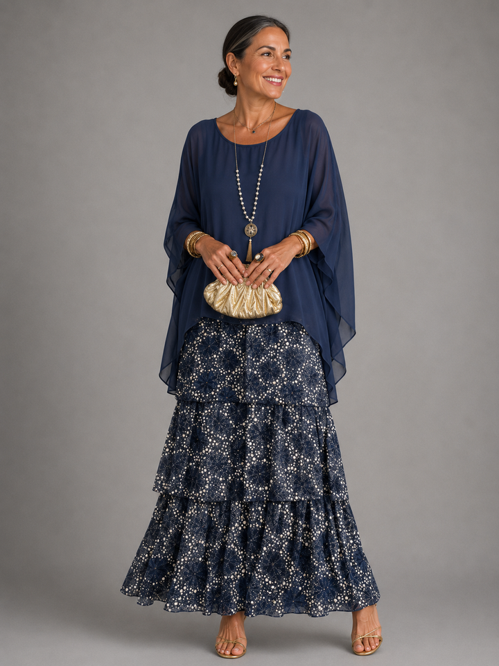 Annalise™ | Elegant Flowing Maxi Dress