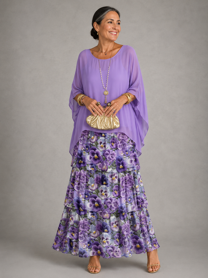 Annalise™ | Elegant Flowing Maxi Dress