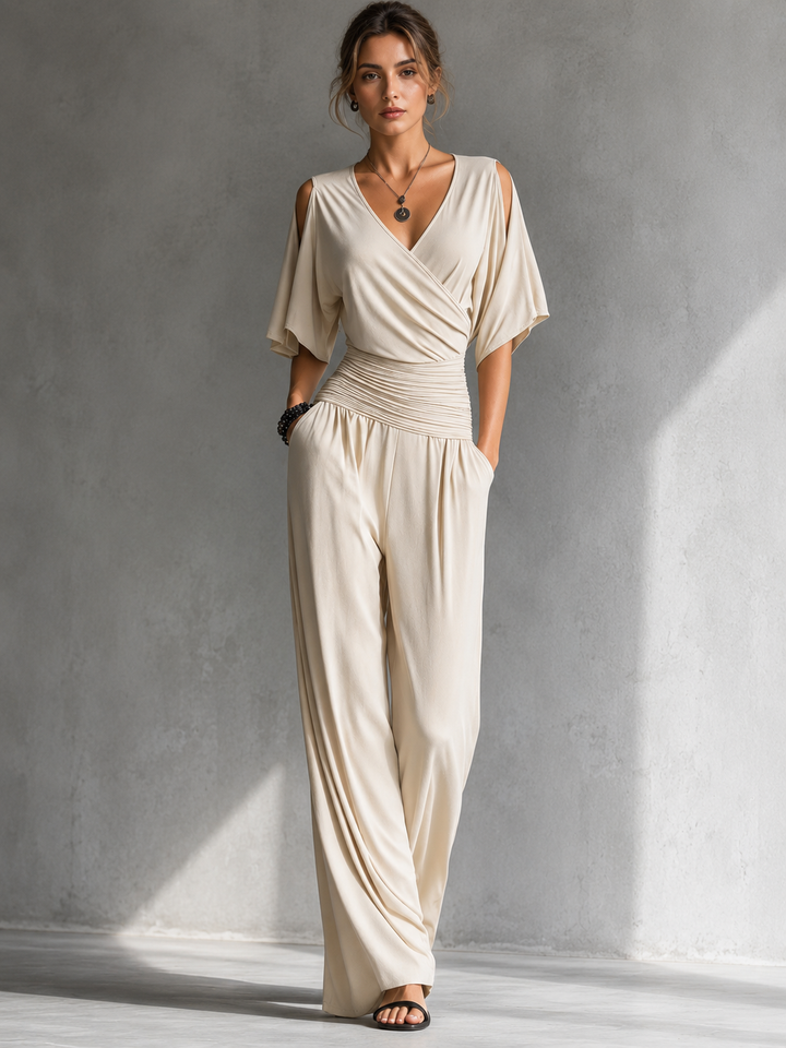 Lysandra™ Relaxed Wrap Jumpsuit