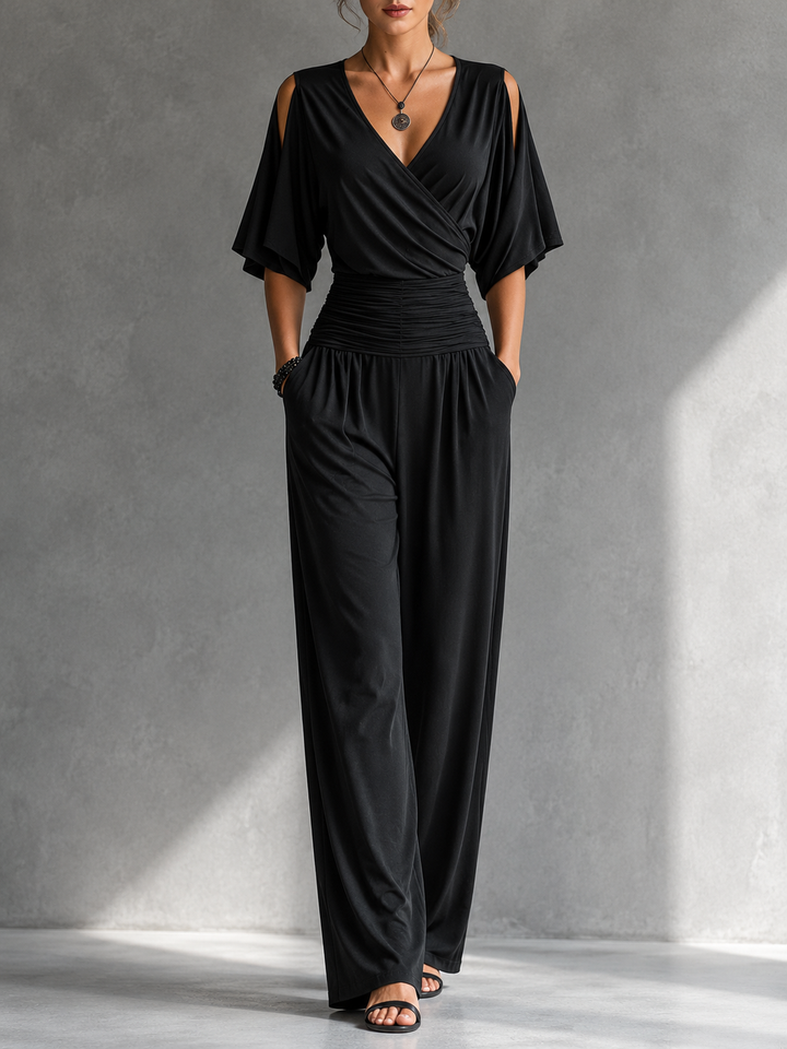 Lysandra™ Relaxed Wrap Jumpsuit