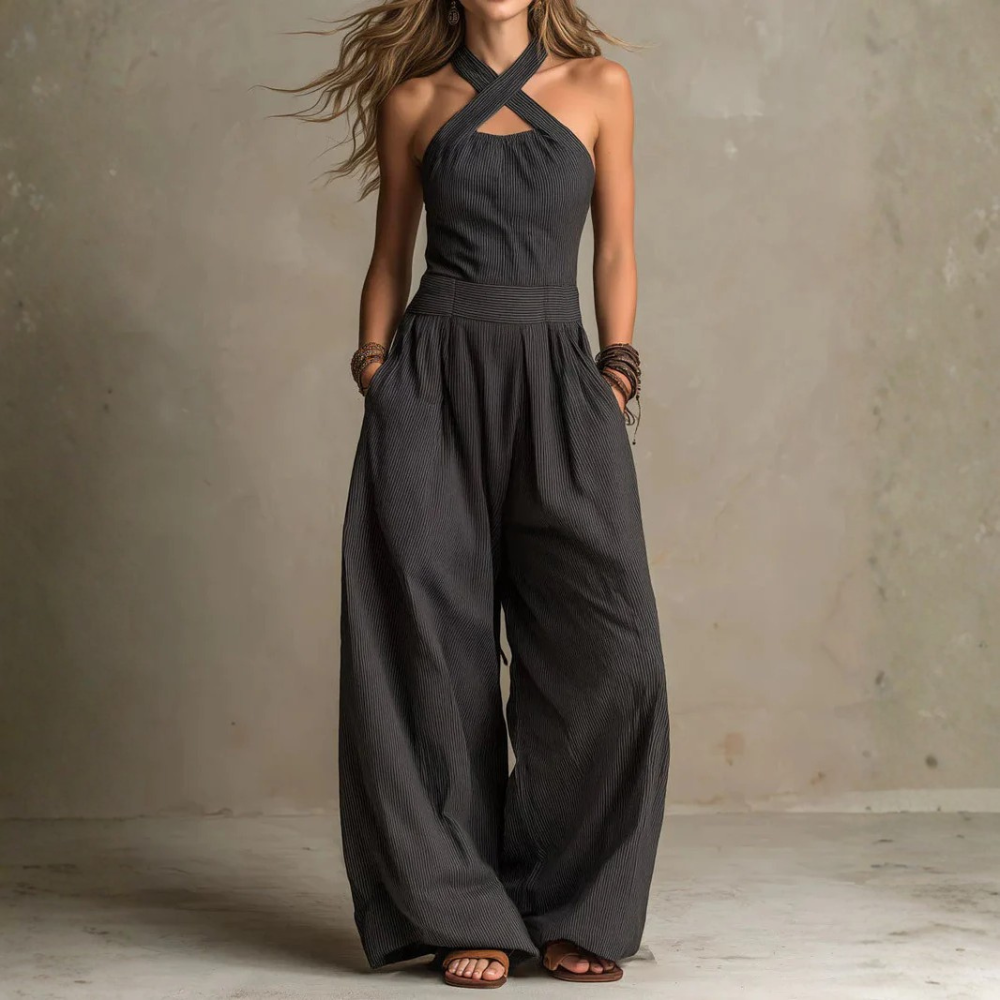 Vivica™ | Luxe Cotton-Linen Jumpsuit