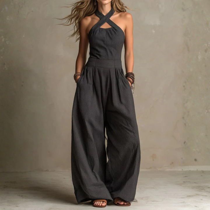 Vivica™ | Luxe Cotton-Linen Jumpsuit