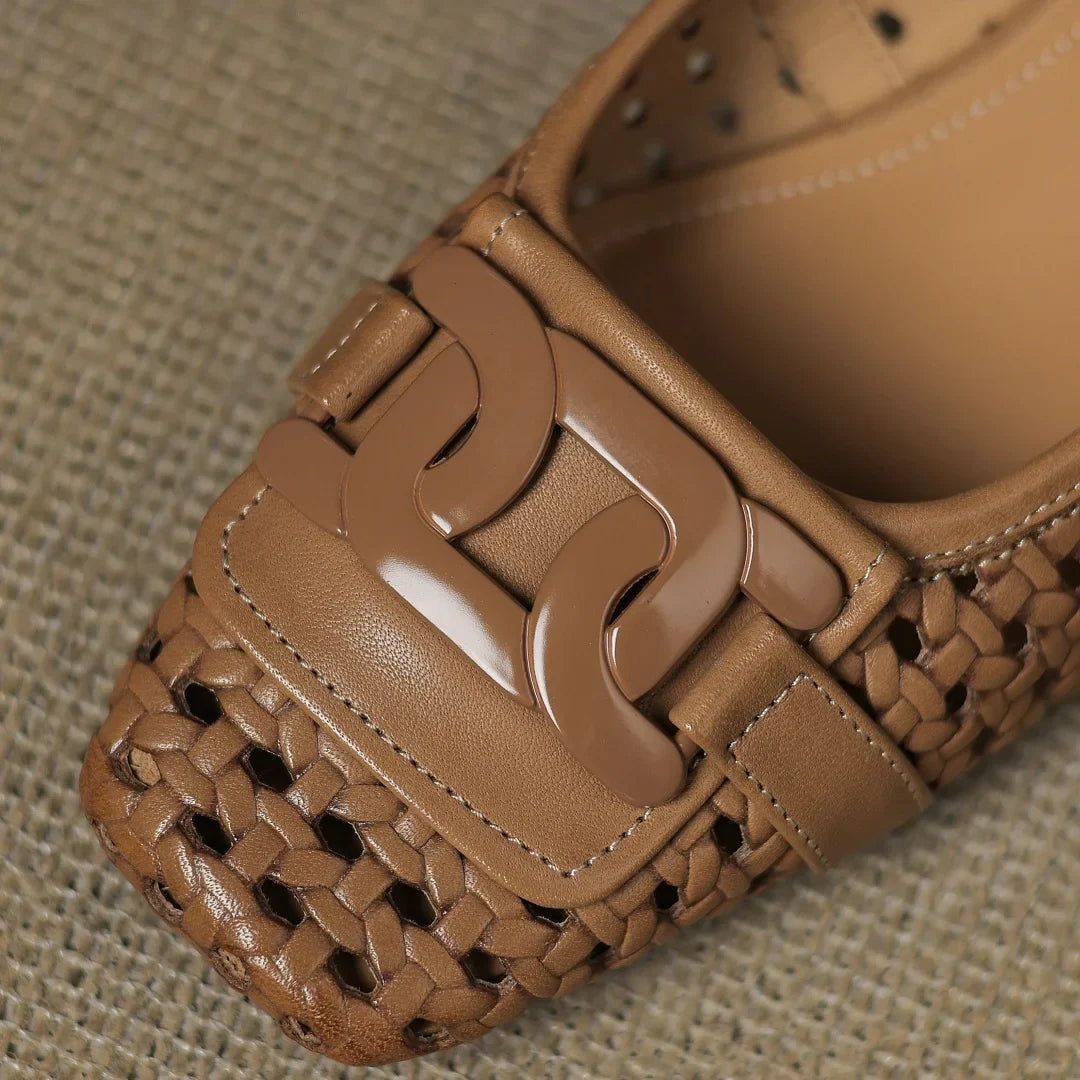 Brielle™ | Woven Leather Heels
