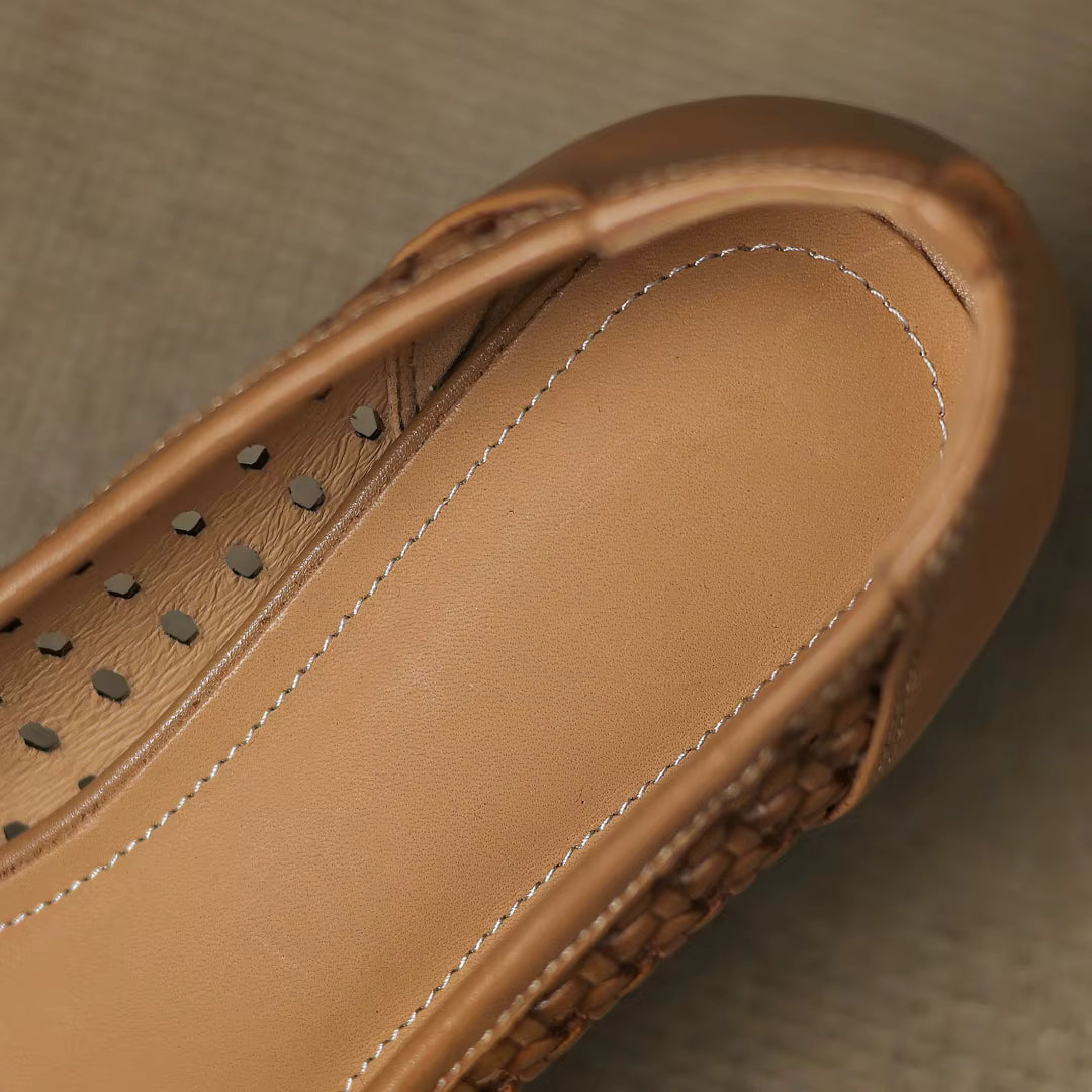 Brielle™ | Woven Leather Heels