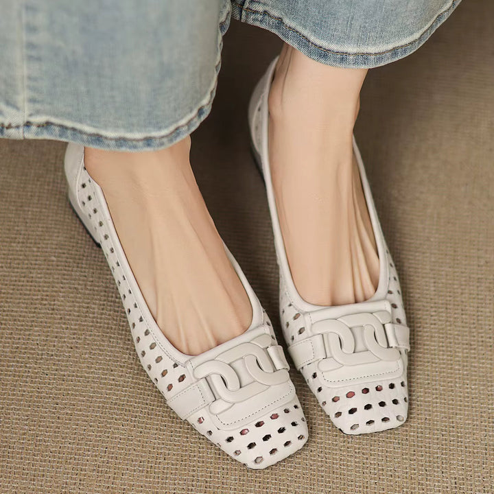 Brielle™ | Woven Leather Heels