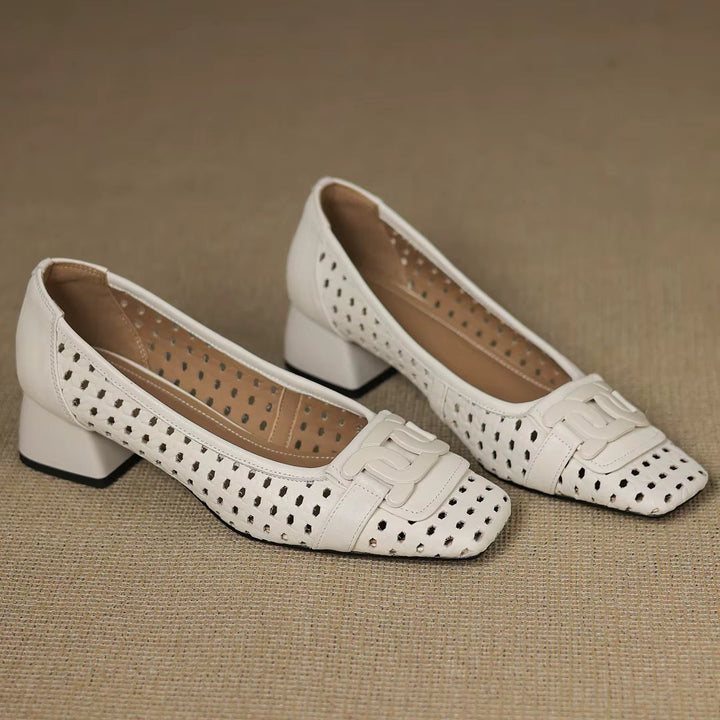 Brielle™ | Woven Leather Heels