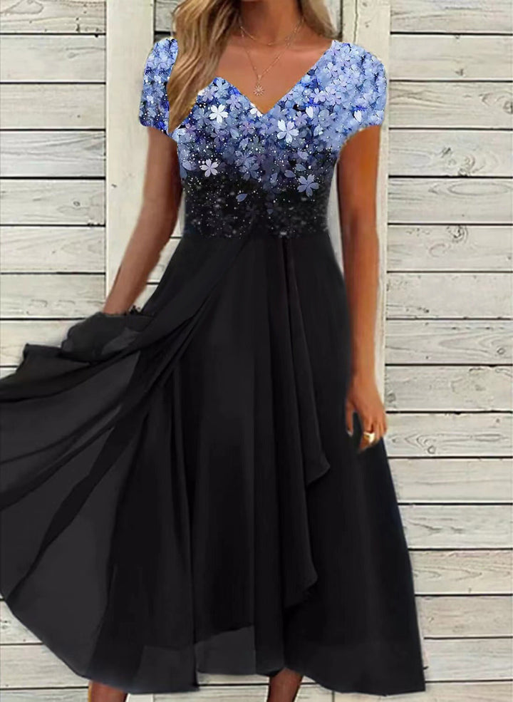 Renaya™ | Elegant Lace Patchwork Dress