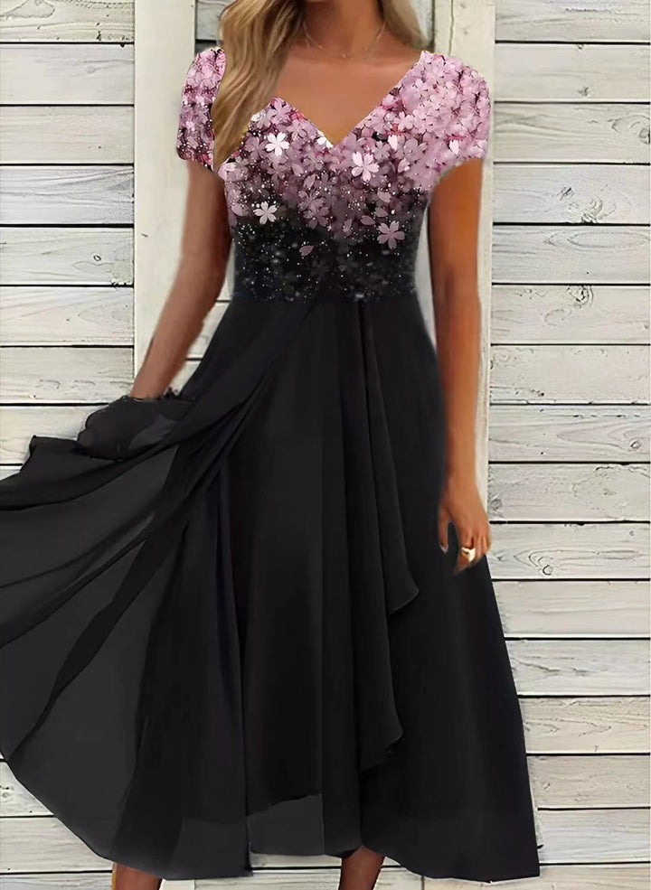 Renaya™ | Elegant Lace Patchwork Dress