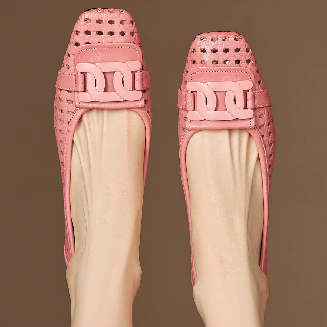 Brielle™ | Woven Leather Heels