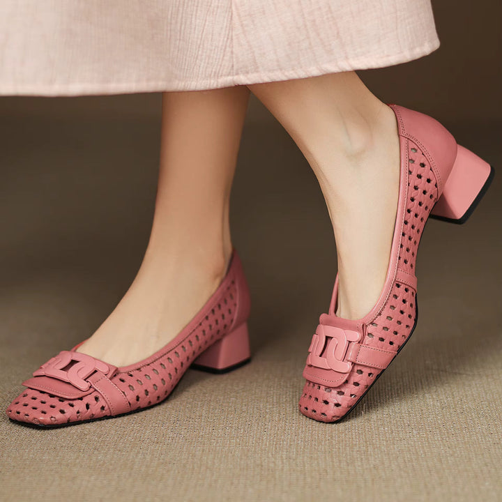 Brielle™ | Woven Leather Heels