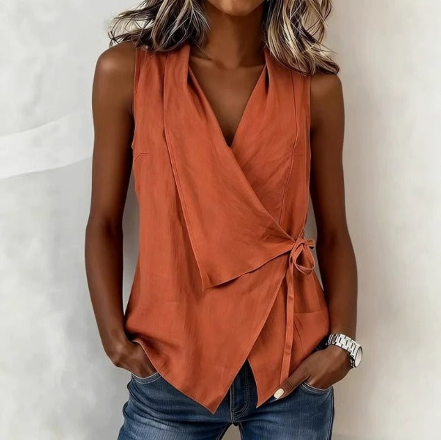Cecilia™ | Elegant Sleeveless Top