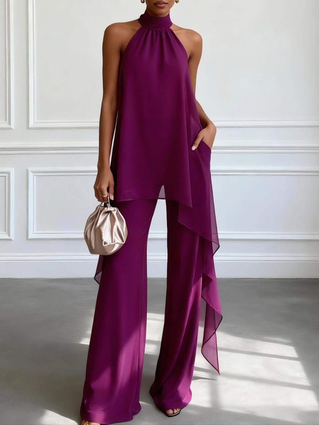 Vesper | Elegant Halter Set