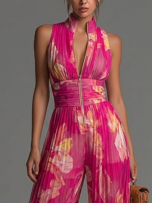 Leona™ | Elegant Wide-Leg Jumpsuit