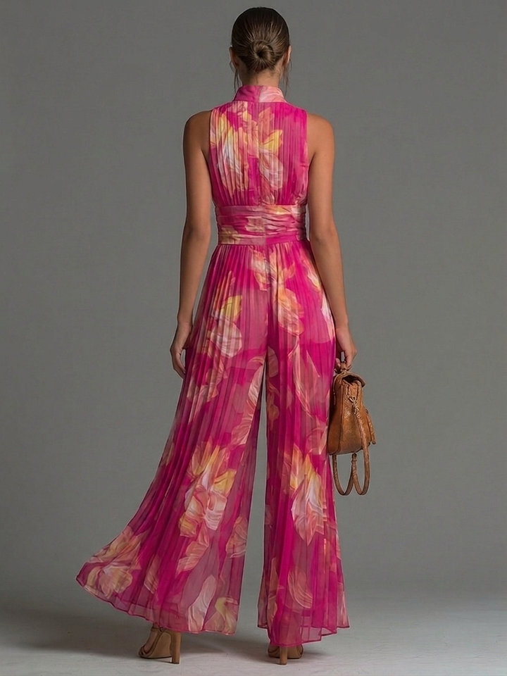 Leona™ | Elegant Wide-Leg Jumpsuit