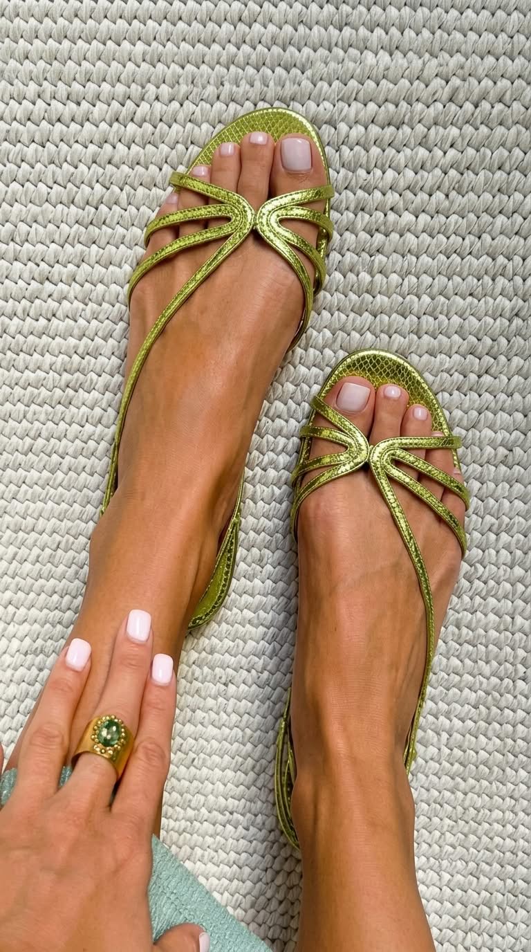 Isla™ | Golden Elegance Sandals