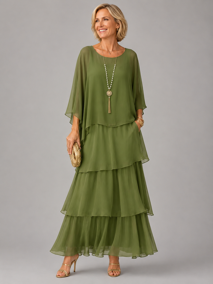 Annalise™ | Elegant Flowing Maxi Dress