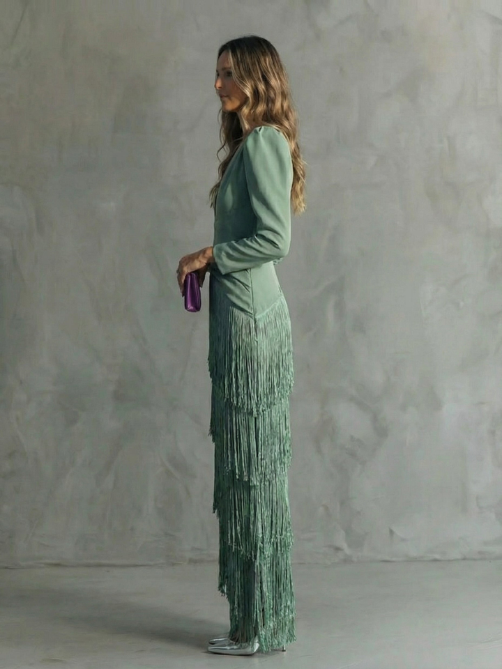 Floriane | Elegant Statement Midi Dress