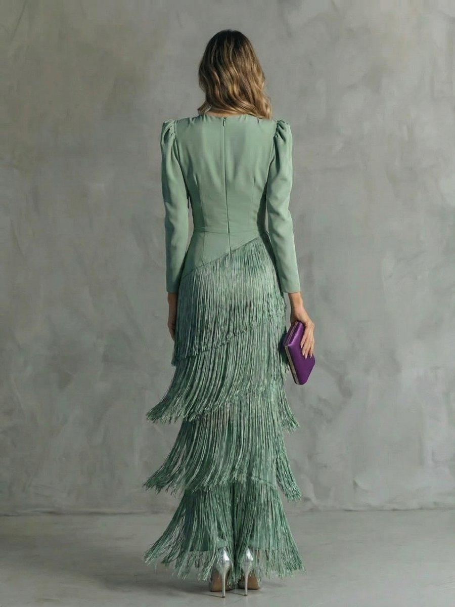 Floriane | Elegant Statement Midi Dress