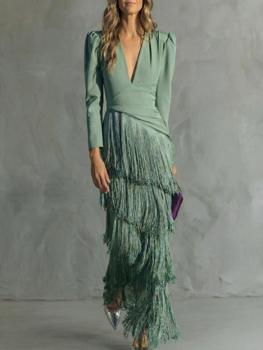 Floriane | Elegant Statement Midi Dress