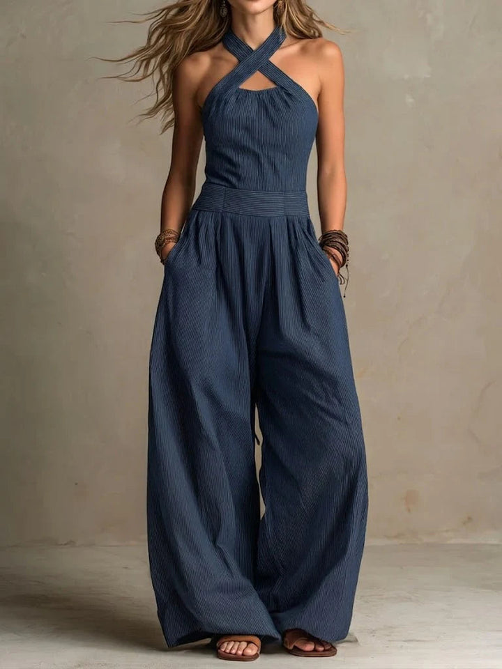 Vivica™ | Luxe Cotton-Linen Jumpsuit