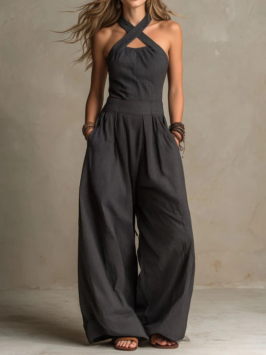 Vivica™ | Luxe Cotton-Linen Jumpsuit