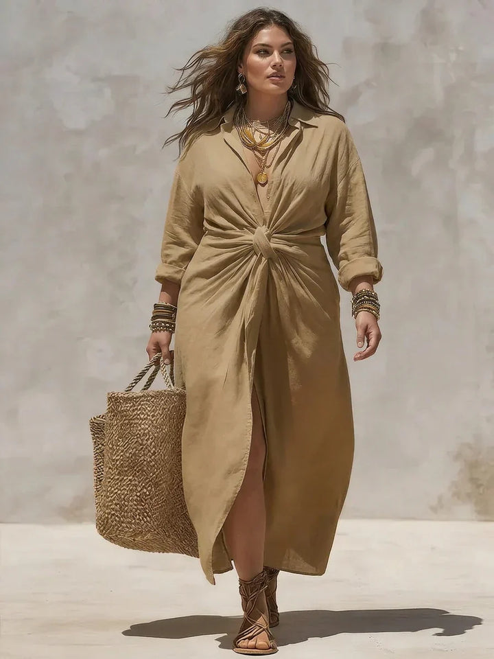 Cora™ | Sophisticated Tie Dress