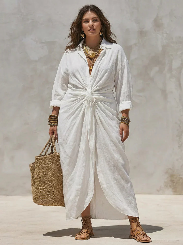 Cora™ | Sophisticated Tie Dress