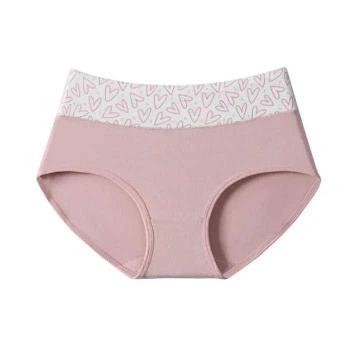 Amoura™ | High-Waist Heart Comfort Briefs (6-Pack)