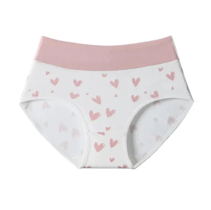 Amoura™ | High-Waist Heart Comfort Briefs (6-Pack)