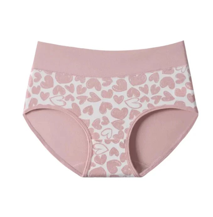 Amoura™ | High-Waist Heart Comfort Briefs (6-Pack)